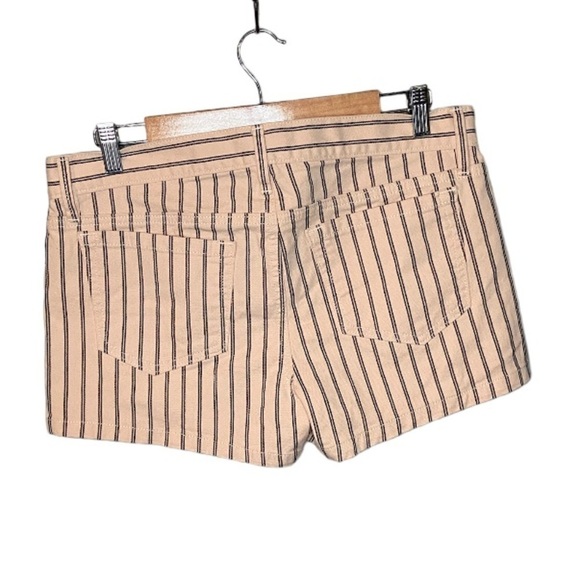 NWT Ann Taylor Loft Blush Pink Stripe Denim Shorts - Picture 3 of 10
